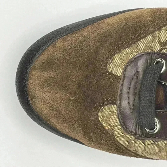 Signature C Coach 1941 Marcy Sneakers Size 7 - Picture 13 of 15